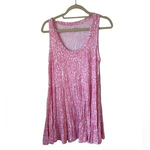 Jenni Intimates Size Large Pink Cheetah Print PJs